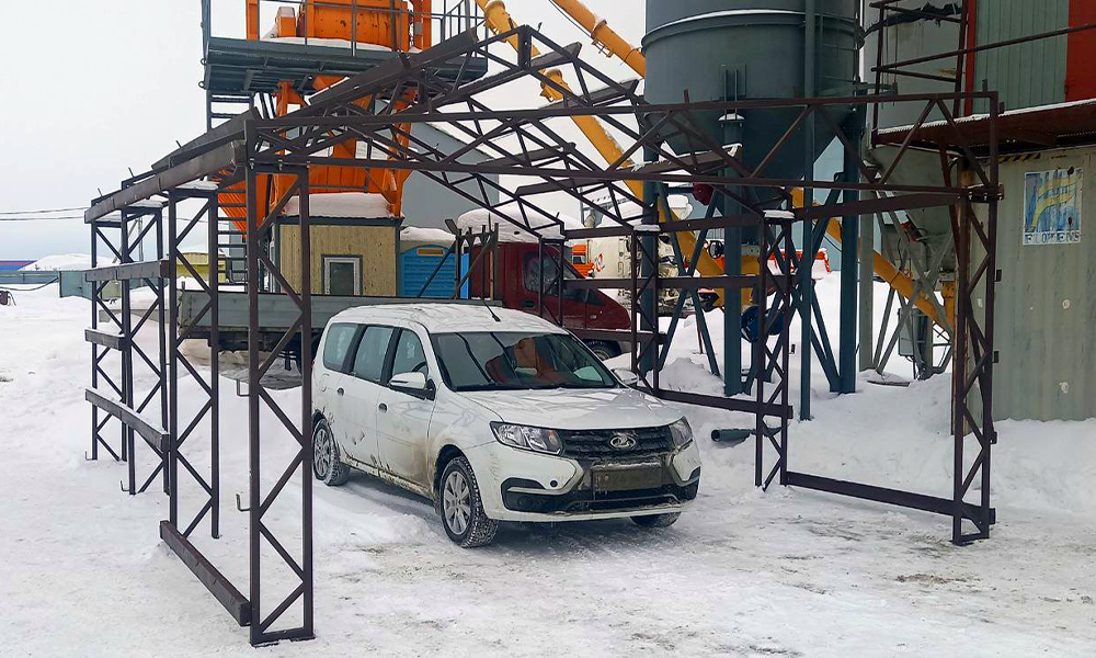 Монтаж ангара из высопрочных труб НКТ Монтаж ангара из высопрочных бу труб НКТ